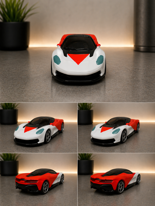 Luxury Toy Sports Car – Detailed Mini Car Model